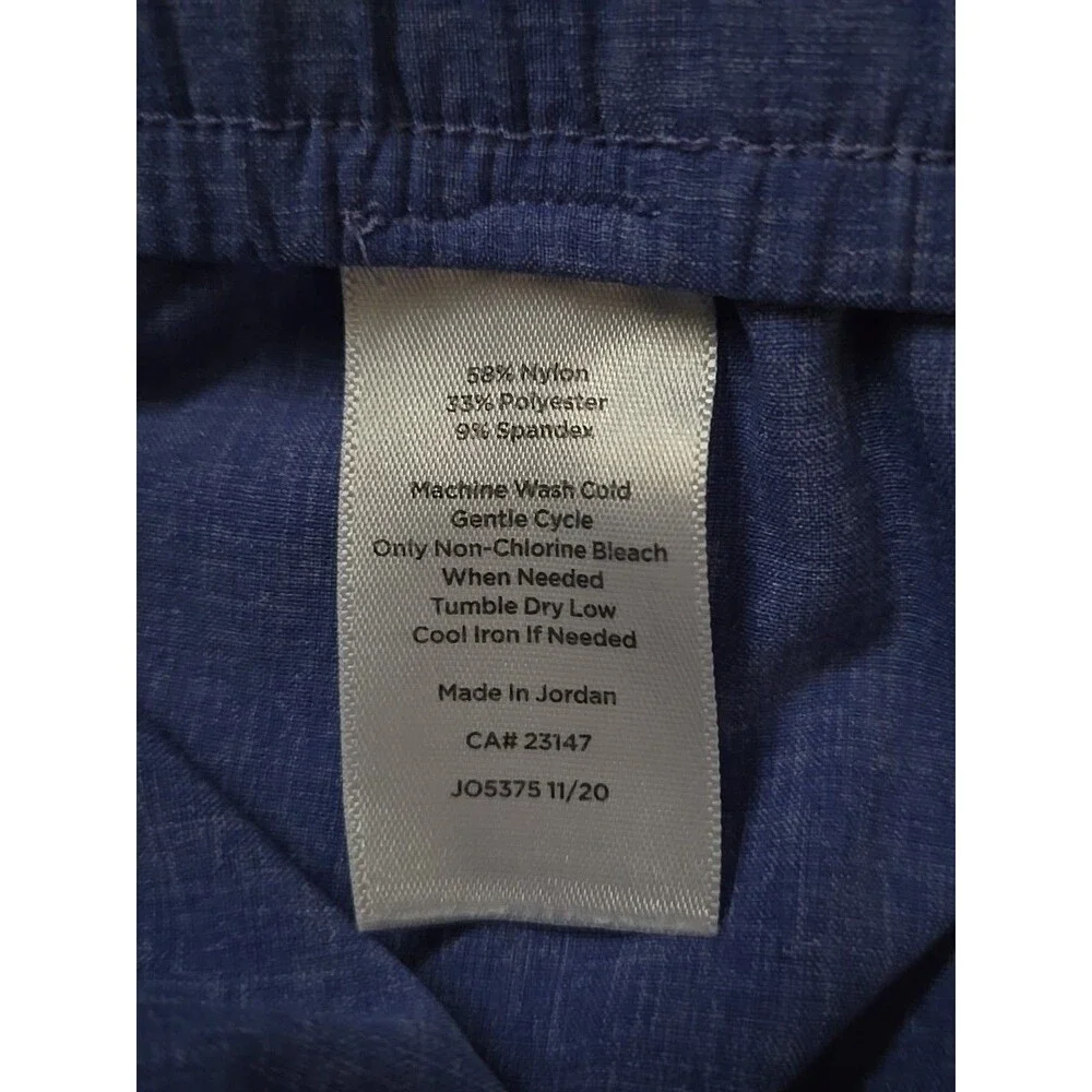 TALBOTS Womens Light Blue Drawstring Elastic Waist Pockets Size Large Petite - Picture 7 of 7